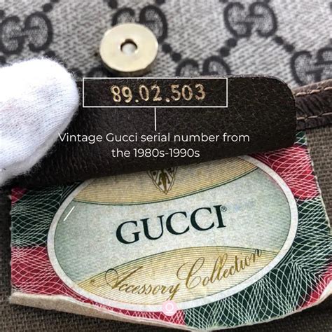 gucci accessory collection serial number|vintage gucci serial number lookup.